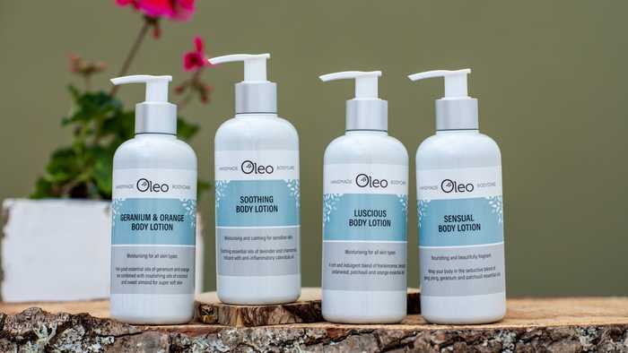 Oleo Bodycare vegan body moisturiser collection